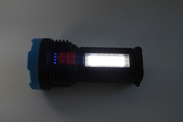 Фонарь ручной мощный светодиодный фонарик с аккумулятором, зарядка от USB
