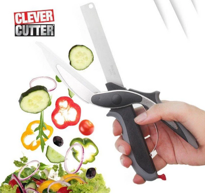 Универсальные кухонные ножницы Clever cutter Нож-ножницы 2 в 1