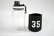 Бутылка спортивная стеклянная с чехлом на 650мл. для напитков,чая,воды,сока