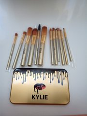 Пензлики для макіяжу Make up brush set Gold