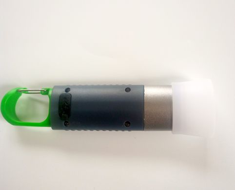 Компактний ручний акумуляторний ліхтарик 2в1 з насадкою кемпінговий