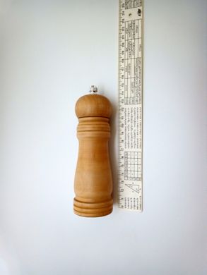 Перцемолка дерев'яна з дерева, млин для перцю і солі 15 см